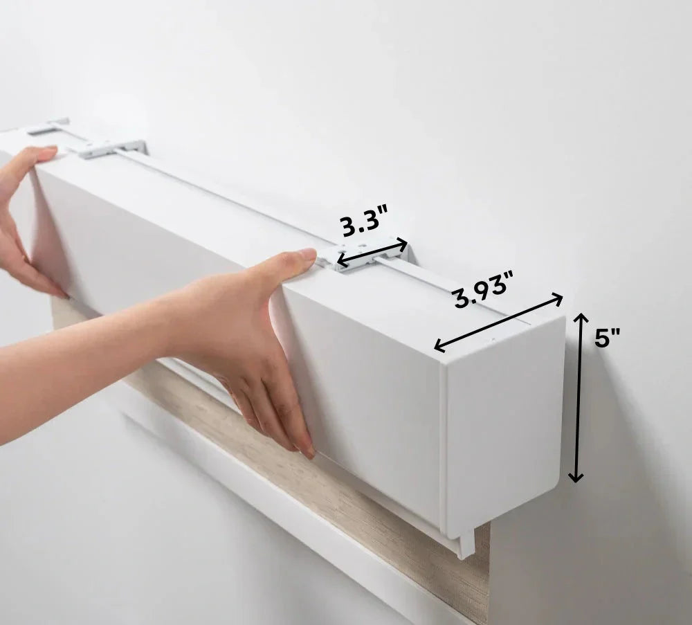 Cordless double roller blinds with dual-layer design for day and night use.