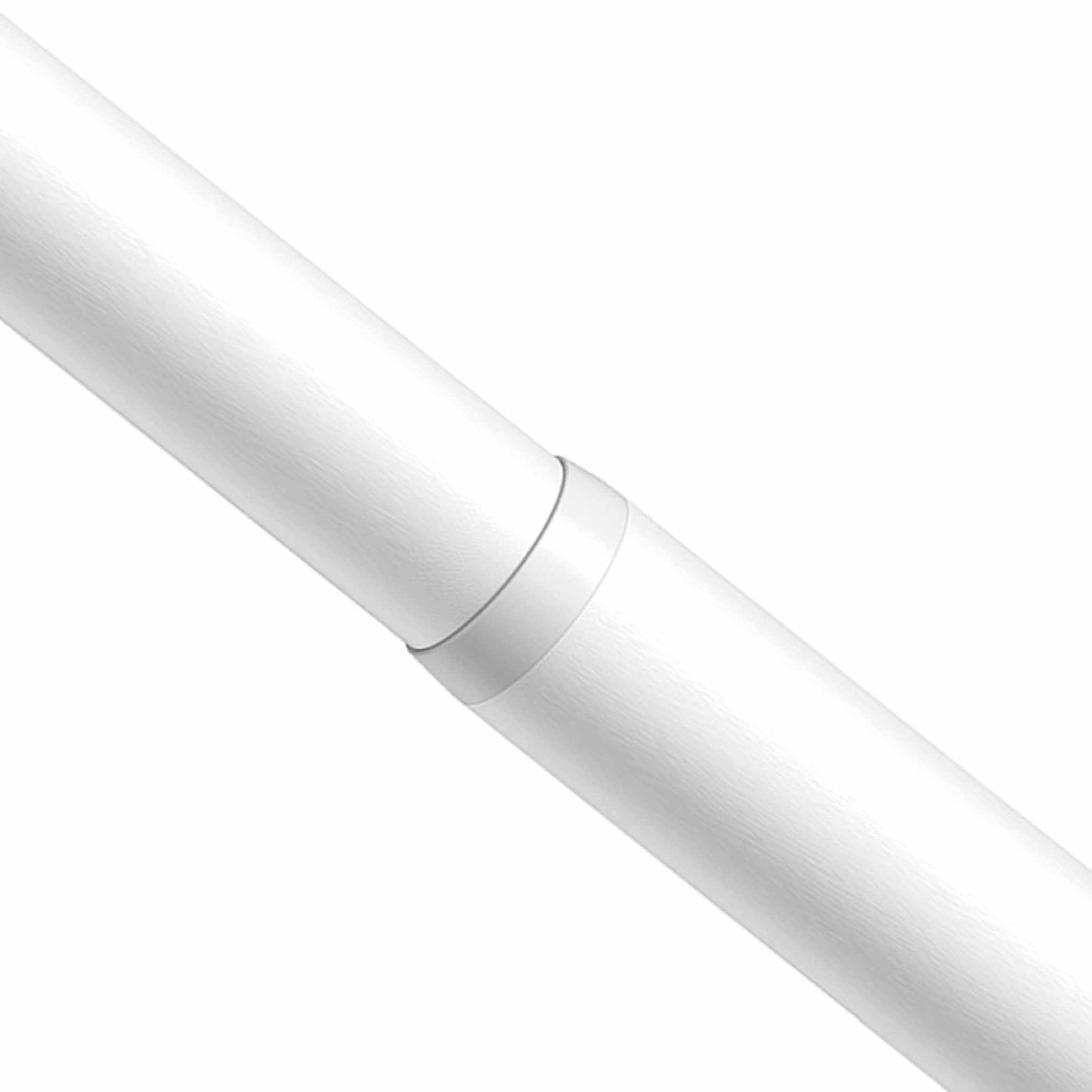 Adjustable curtain rod with smooth, thickened design for effortless operation.