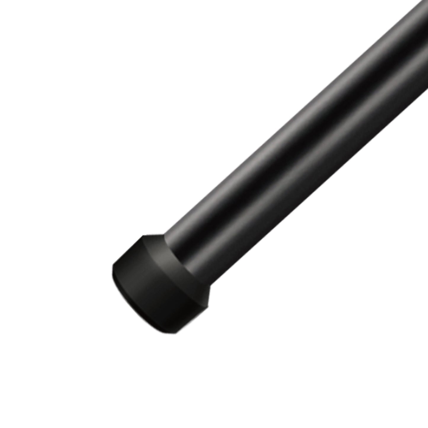 Adjustable curtain rod with smooth, thickened design for effortless curtain operation.