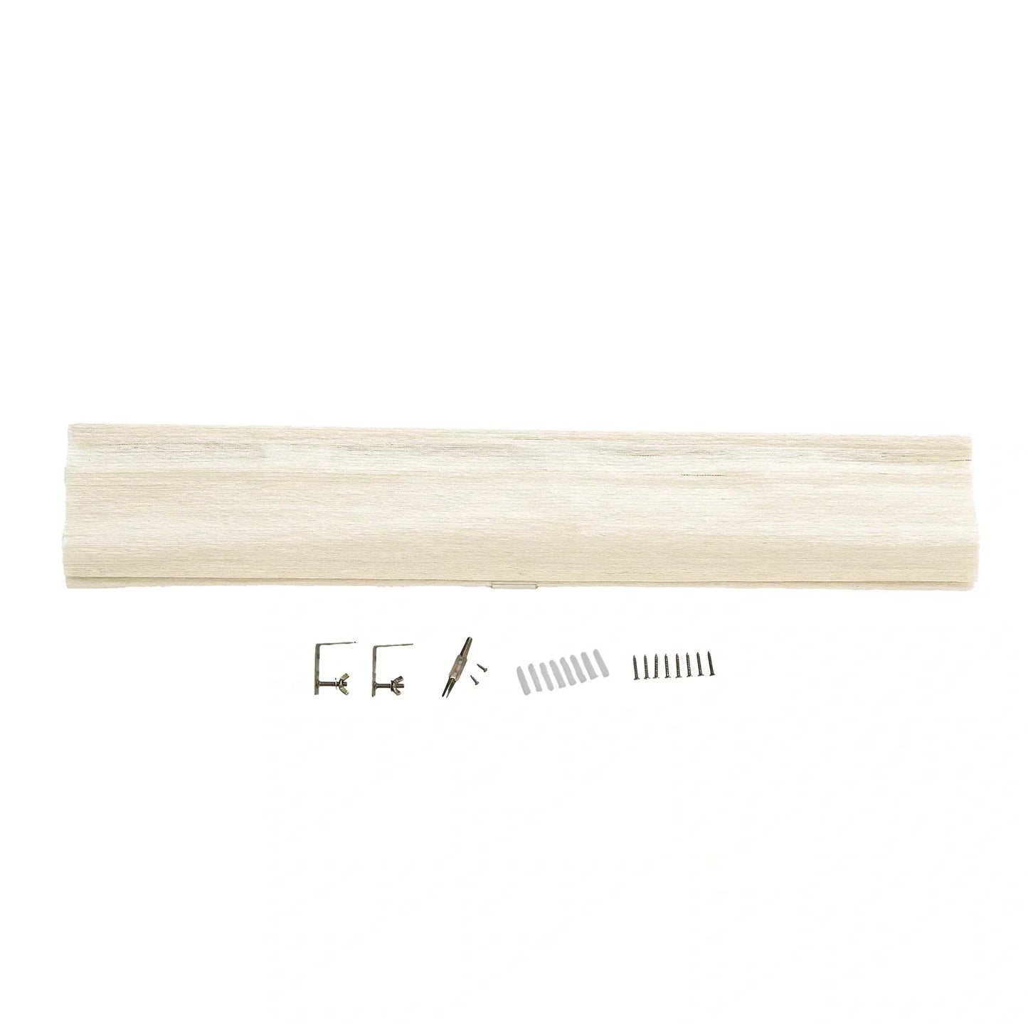 Natural coconut white ramie bamboo window shades with delicate woven texture for light interiors