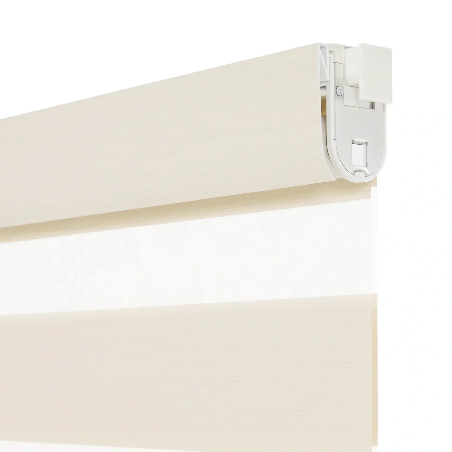 No Drill Zebra Shades waterproof extra-wide cordless gap-free for kitchens bathrooms balconies