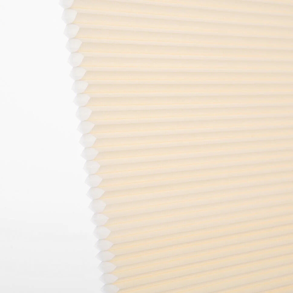 No-drill honeycomb shades with 26mm design in beige, tool-free window blinds for easy, damage-free installation