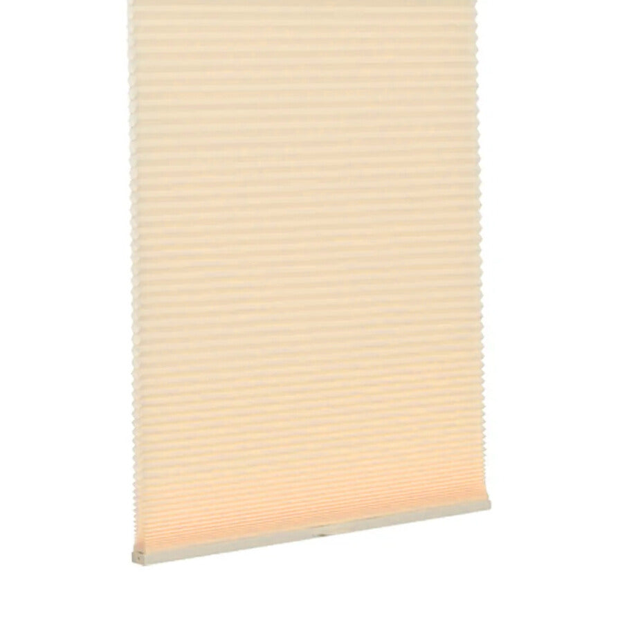No-drill honeycomb shades beige cordless blinds with 26mm design for easy tool-free window installation