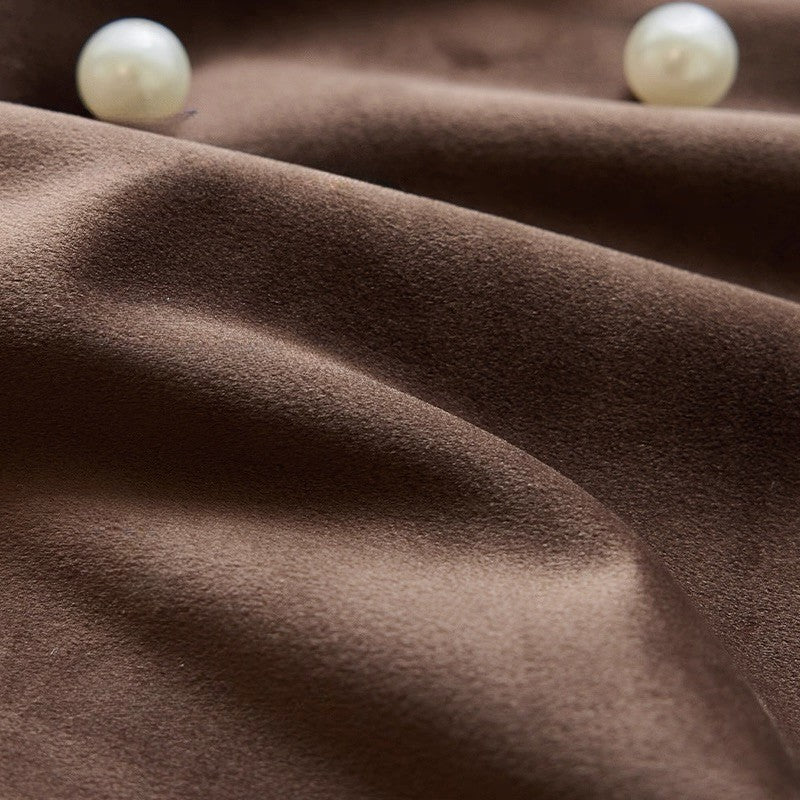 Luxuriöse samtige Vorhänge mit hohem Mattglanz, Heimkino-Vorhänge, in 55 Farben