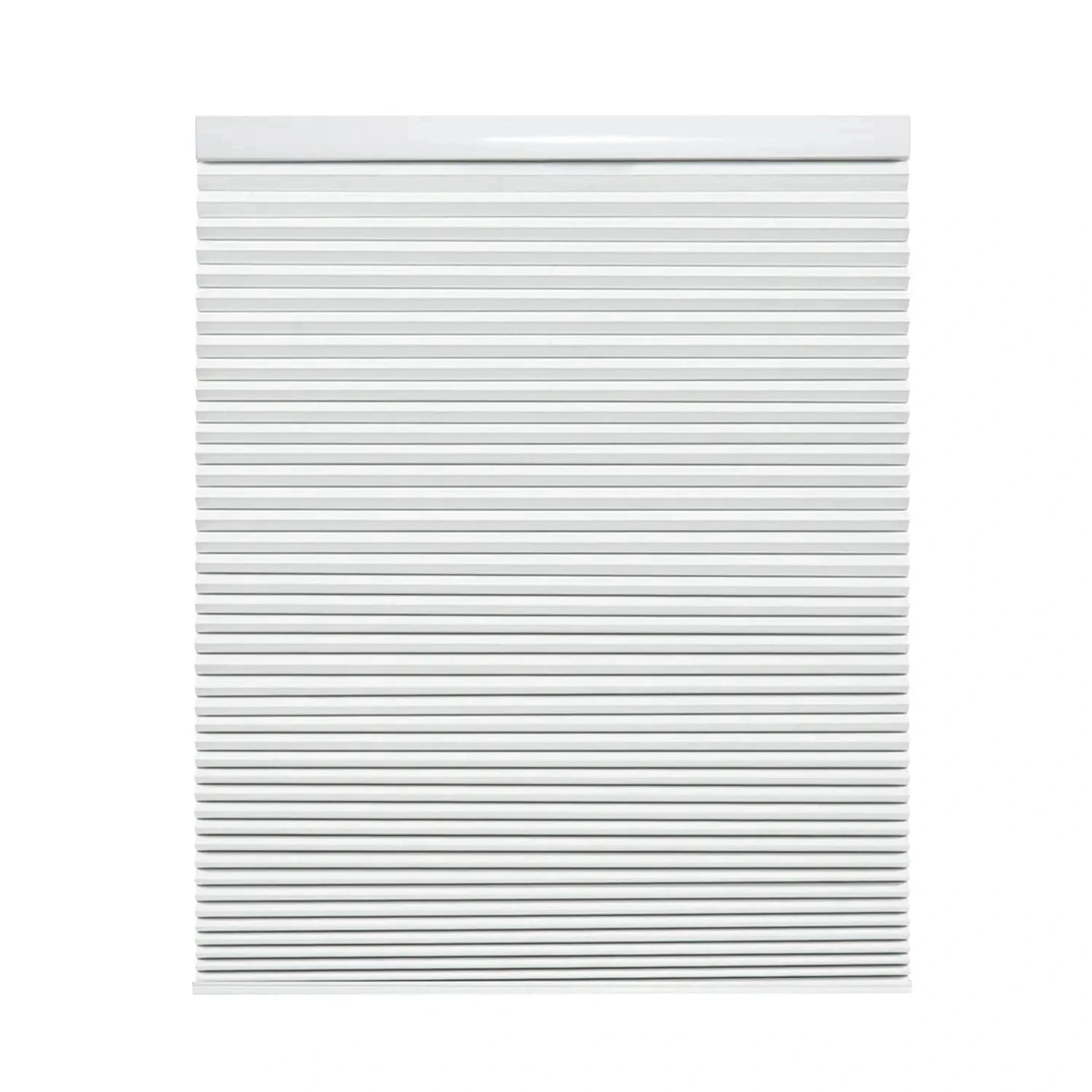 Cordless waterproof bathroom blinds with honeycomb design for insulation.