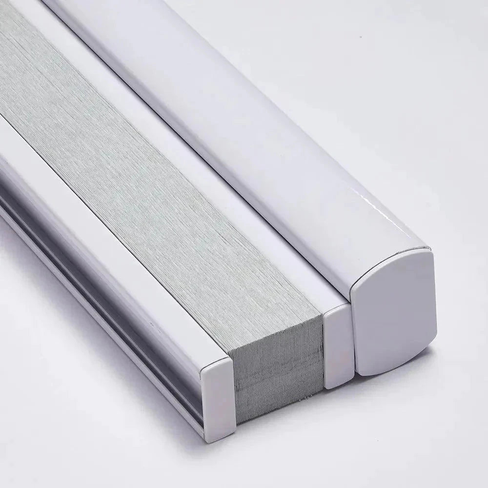 Cordless day and night blinds with 38mm cellular shades, versatile window treatment.