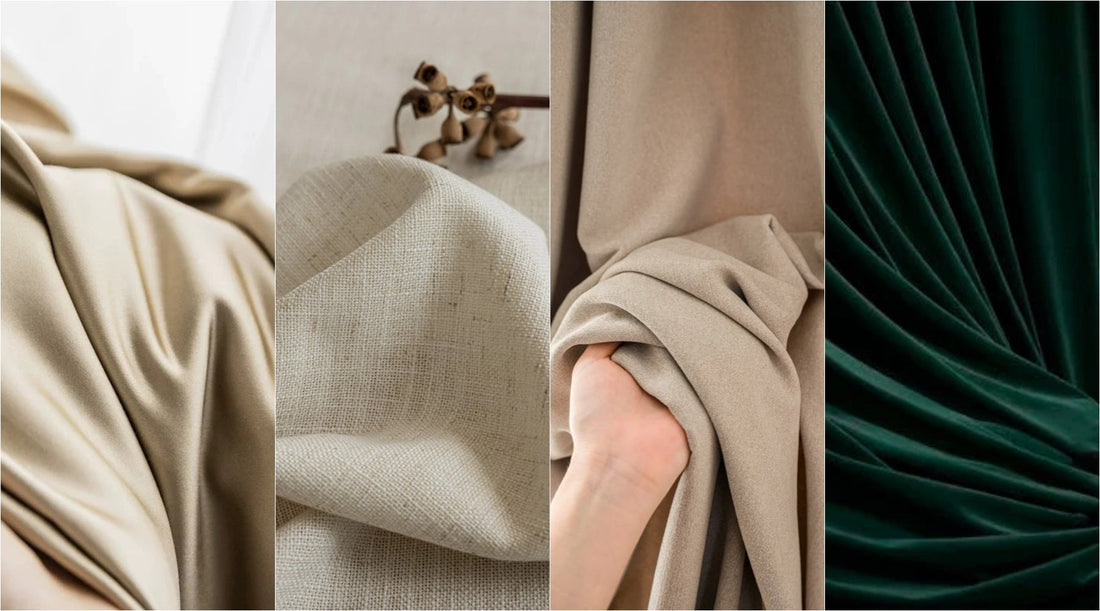Luxury Curtains & Drapery Fabrics: Silk, Velvet, Linen, Cashmere