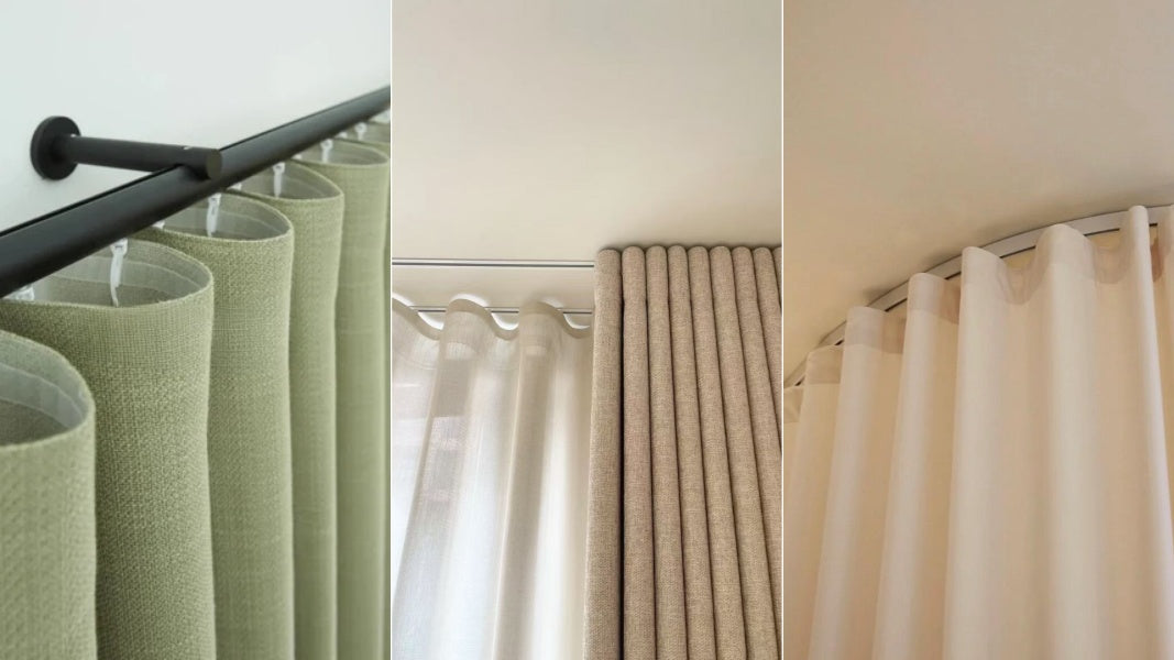 EASEEASE ripple fold curtains with continuous waves — guide to carrier spacing, fullness and stackback