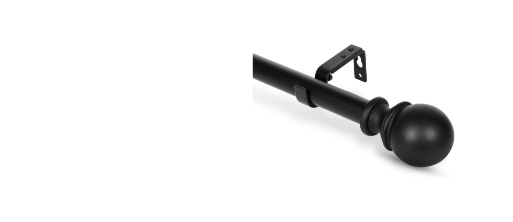Silent and smooth curtain rods and tracks with low noise and strong durability