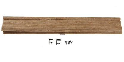 Brown natural woven jute blinds with bark texture for light filtering window treatments