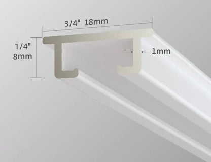 Ultra-thin aluminum ceiling curtain track with whisper-quiet operation and sleek design by EaseEase