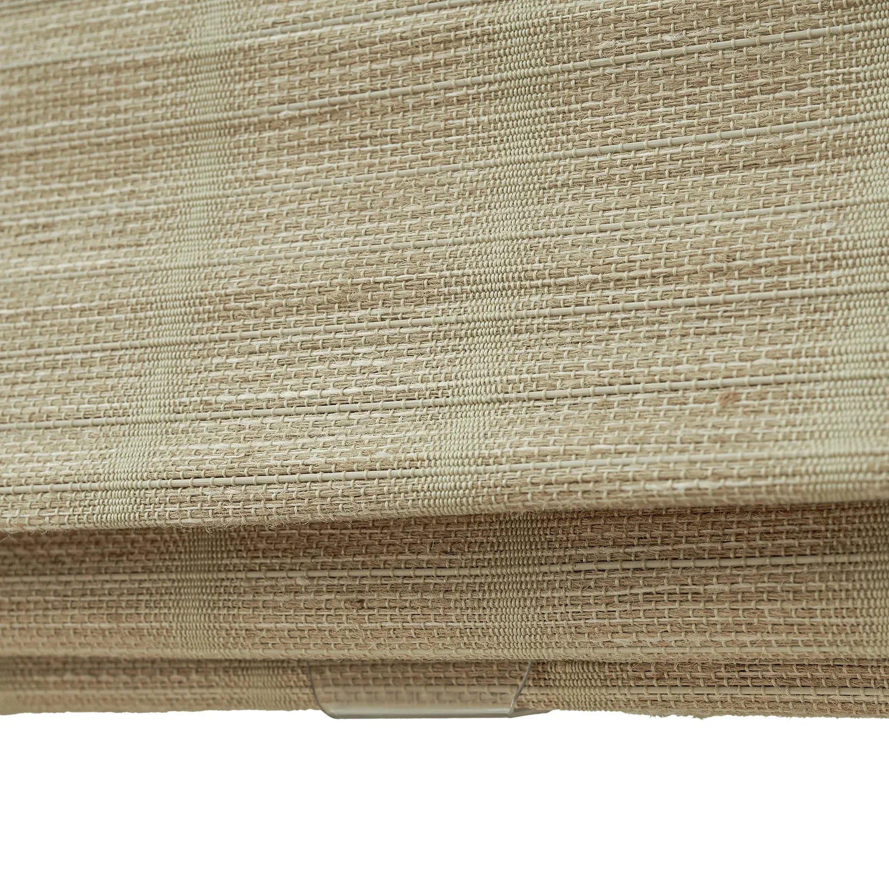Natural Jute Bamboo Outdoor Shades in Oak tone with textured weave.