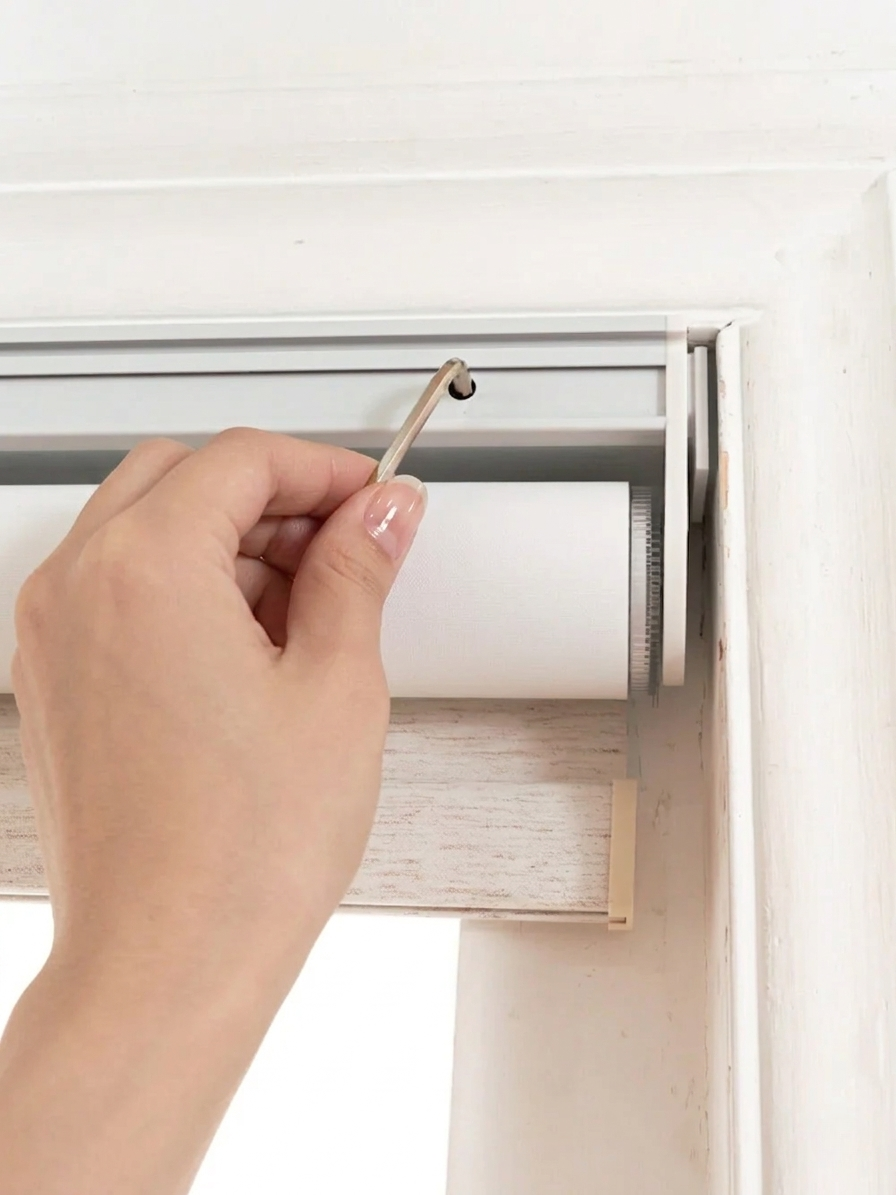 Extra-wide no drill roller blinds with Hunter Douglas-style linen fabric, cordless design, and secure, damage-free installation for large windows