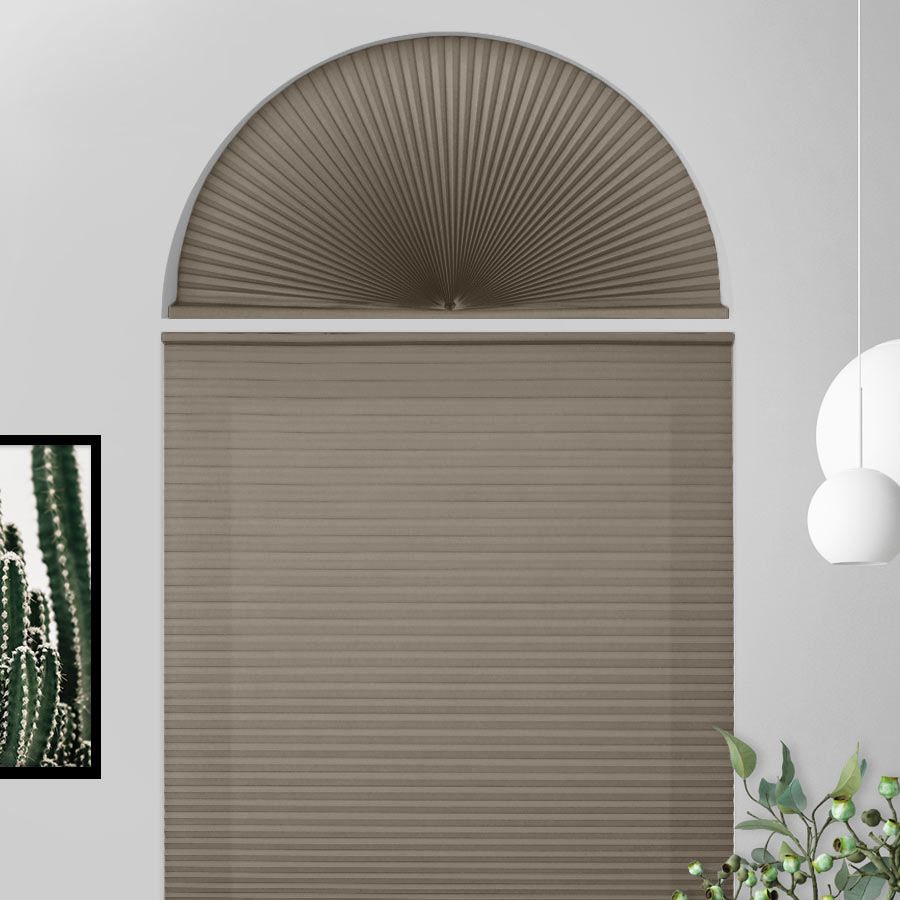 Arched & Triangle Window Shades - 1" Honeycomb Cellular Shades | EaseEase