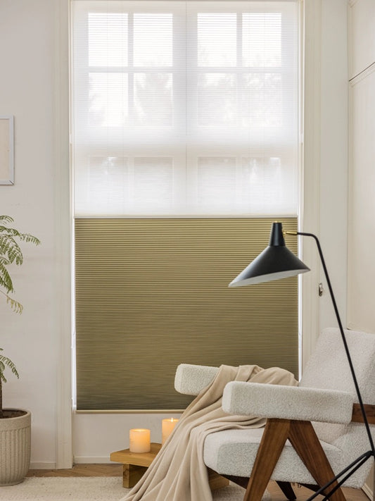 EaseEase Double-Layer Day Night Cellular Shades for Windows, 38mm, 18 Colors