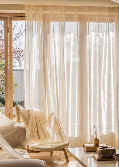 EASEEASE Galaxy Sheer Curtains with Flowing Sparkle Accents, Starry Radiance for Sunrooms