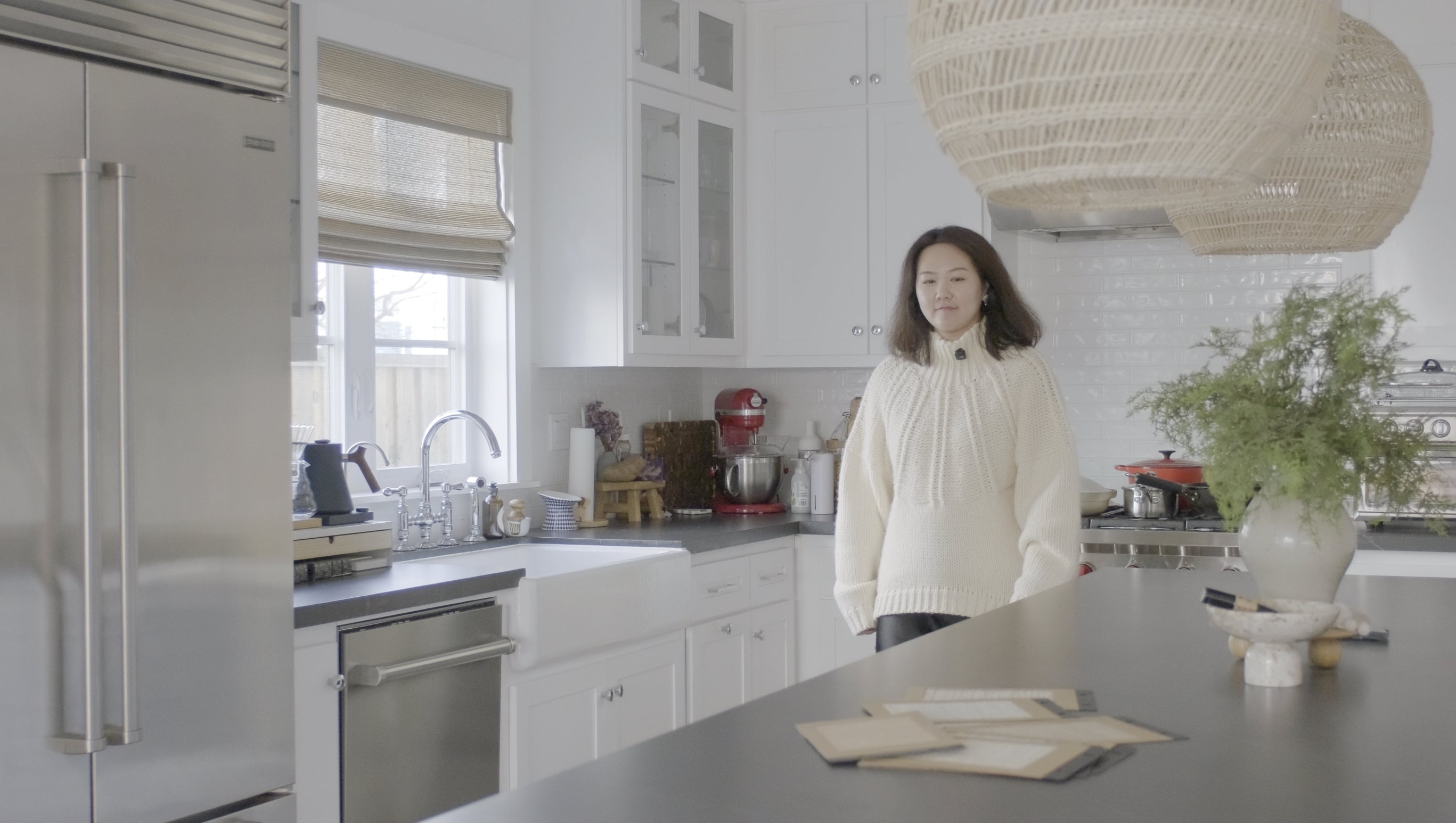 Load video: Rita × EaseEase | Woven Shades Home Tour &amp; Affordable Window Style