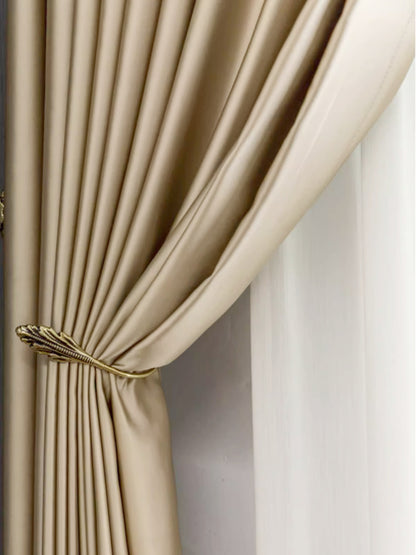 Silk Curtains – Smooth Draping, Easy Maintenance, 8 Elegant Colors