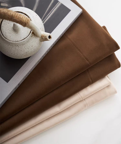 Luxuriöse samtige Vorhänge mit hohem Mattglanz, Heimkino-Vorhänge, in 55 Farben