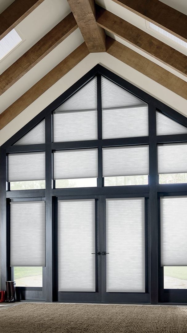 Arched & Triangle Window Shades - 1" Honeycomb Cellular Shades | EaseEase