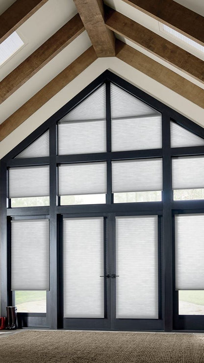 Arched & Triangle Window Shades - 1" Honeycomb Cellular Shades | EaseEase