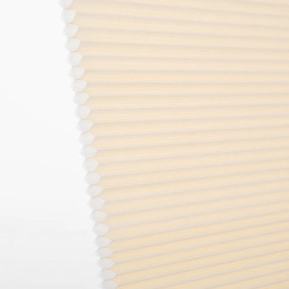No-drill honeycomb shades with 26mm design in beige, tool-free window blinds for easy, damage-free installation