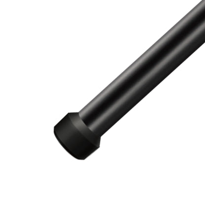 Adjustable curtain rod with heavy-duty alloy bracket and smooth, tug-free operation for residential windows