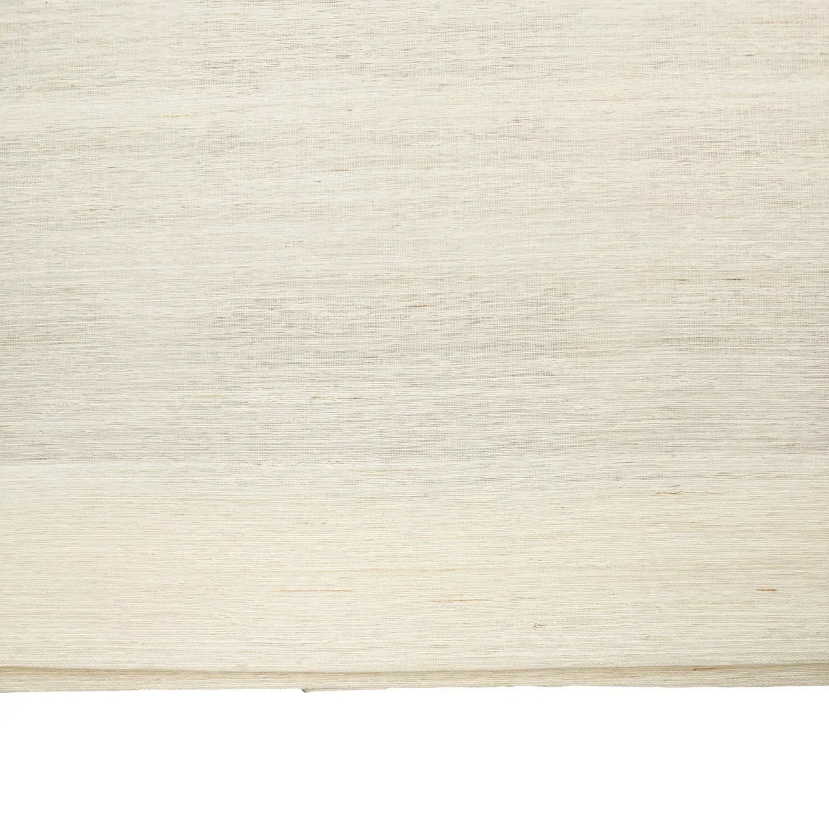 Natural coconut white ramie bamboo window shades with delicate woven texture for light interiors