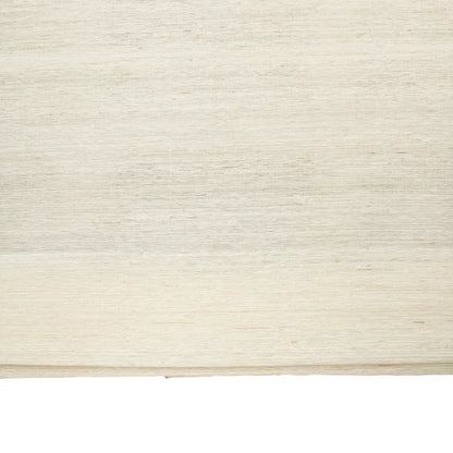 Natural coconut white ramie bamboo window shades with delicate woven texture for light interiors