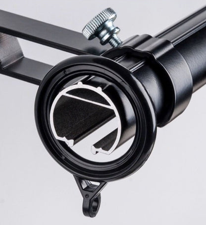 Extra-long curtain rod for large windows with heavy-duty aluminum and silent glide mechanism