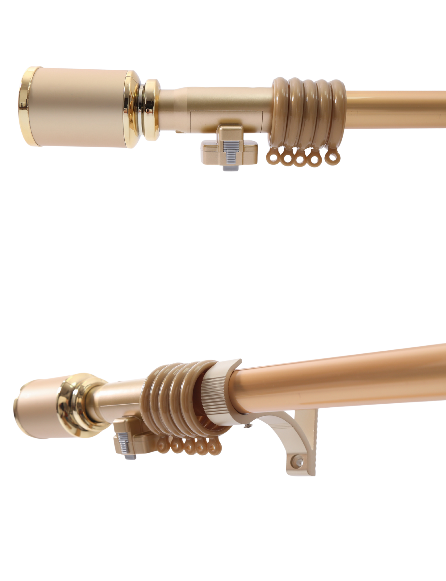 smart electric curtain rod with thickened aluminum, silent operation, and wifi control for oversized windows