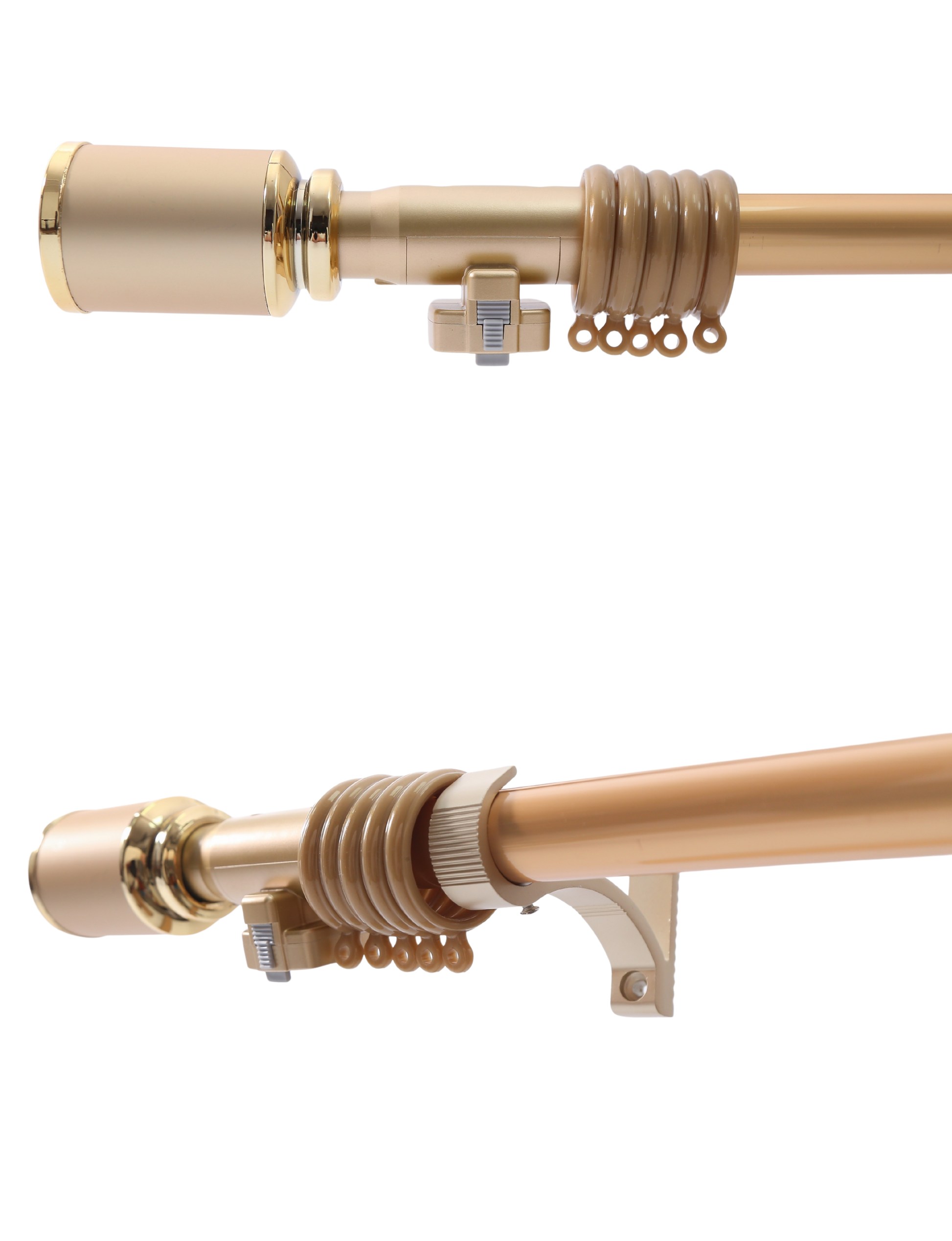 smart electric curtain rod with thickened aluminum, silent operation, and wifi control for oversized windows