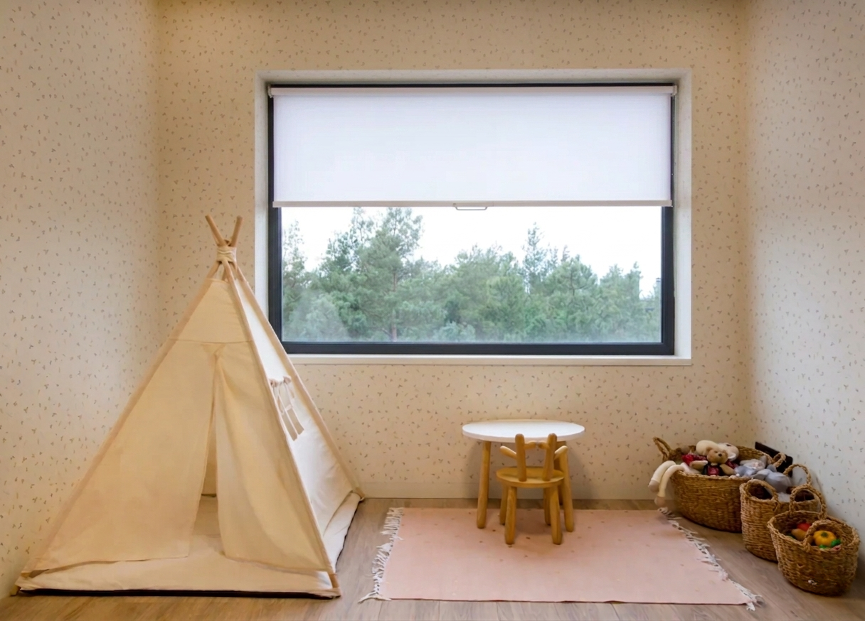 When to choose inside-mount window shades, recessed inside the frame