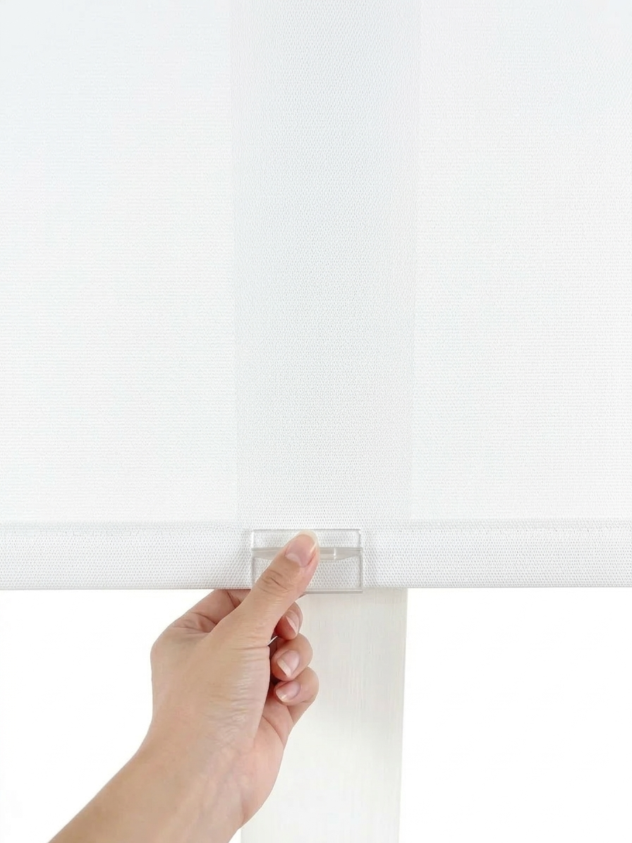 No drill blinds cordless solar shades with UV protection, waterproof, stain-resistant, easy install, and secure fit