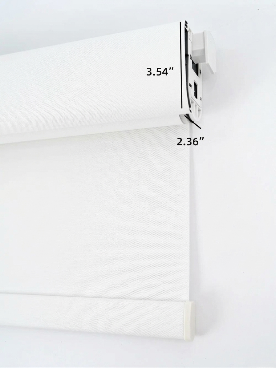 No drill blinds cordless solar shades with UV protection, waterproof, stain-resistant, easy install, child safe for kitchen and bathroom windows