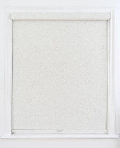 Extra-wide no drill roller blinds with cordless, secure fit for large windows and damage-free installation