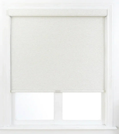 No drill roller blinds extra-wide cordless linen fabric secure installation large window