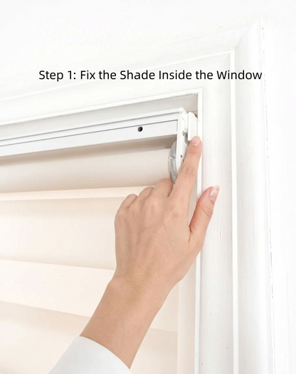 No drill zebra shades extra-wide cordless gap-free window blinds installed without drilling