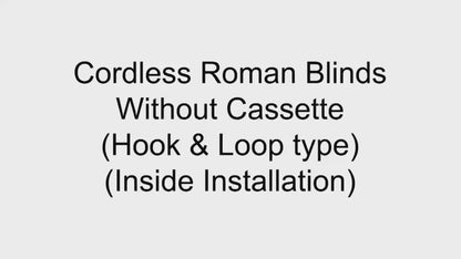 EaseEase 100% Blackout Cordless Roman Blinds and Shades, 5 Colors