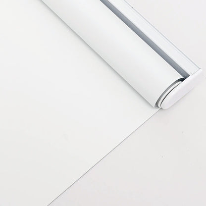 Custom cordless solar shades for UV protection and heat control in west-facing windows and wet spaces