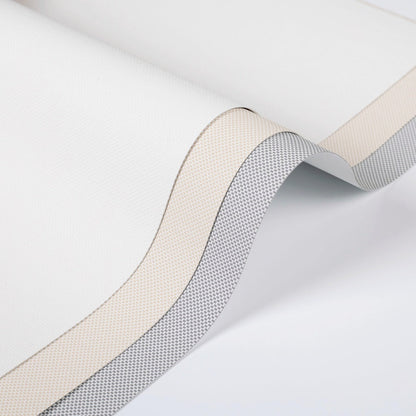Custom cordless solar shades for UV protection and waterproof use in west-facing windows