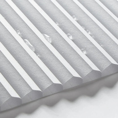 Waterproof cordless 1-inch honeycomb bathroom blinds with mold-resistant fabric and thermal insulation