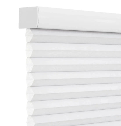 Cordless 1-inch honeycomb waterproof bathroom blinds with mold-resistant fabric and thermal insulation