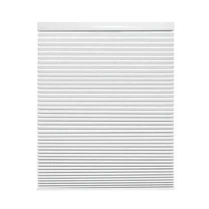 Cordless 1-inch honeycomb waterproof bathroom blinds with mold-resistant fabric and thermal insulation