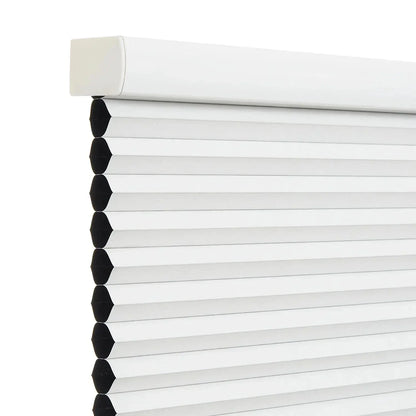 Cordless 1-inch honeycomb waterproof bathroom blinds with mold-resistant fabric and thermal insulation